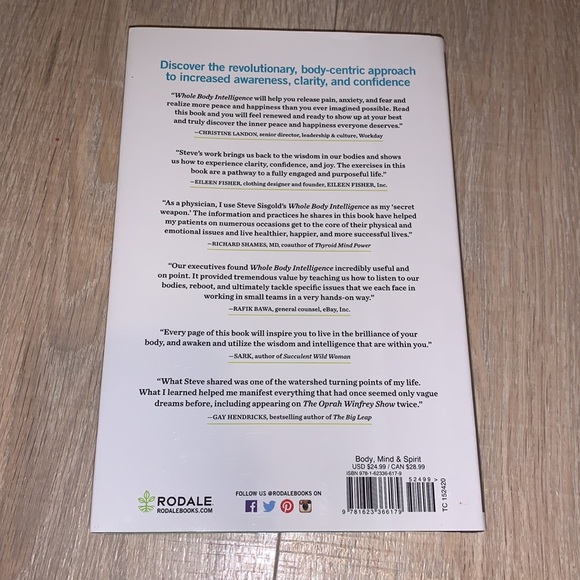 Whole Body Intelligence the transformative 30 day plan hardback book - Picture 2 of 3